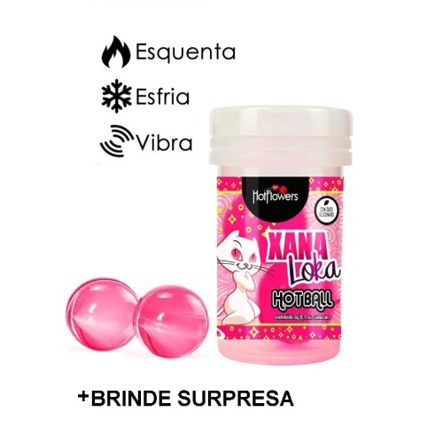 Hot Ball Bolinha Xana Loka Dupla 3G Hot Flowers