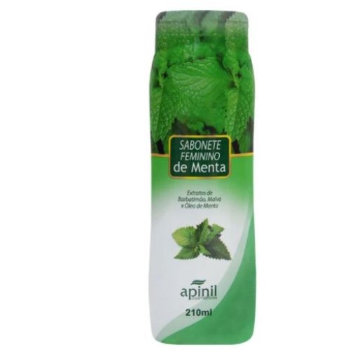 Sabonete Líquido Aromático Menta 210Ml Apinil