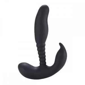 VIBRADOR PLUG ANAL PLEASURE COM ESTIMULADOR DE PRÓSTATA