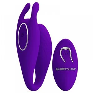 VIBRADOR BILL DE CASAL C/ CONTR SILICONE 12 NÍVEIS DE VIBRAÇÕES 